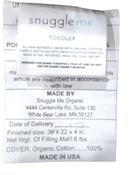 Shop Snuggle Me Organic Sensory Toddler Lounger, Birch at GoodBuy Gear