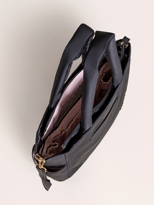 JuJuBe Utility-Strap Tote Diaper Bag, Black