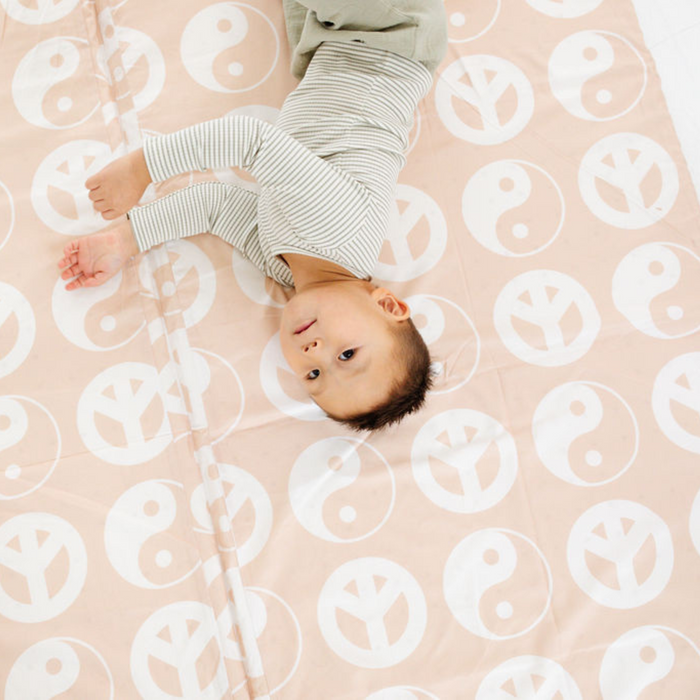 Toki Mats Padded Play Mat Cover, Yin Yang, Multiple Sizes