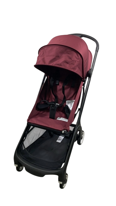 Shop Bugaboo Butterfly Stroller, 2024, Black, Dark Cherry, Dark Cherry at GoodBuy Gear