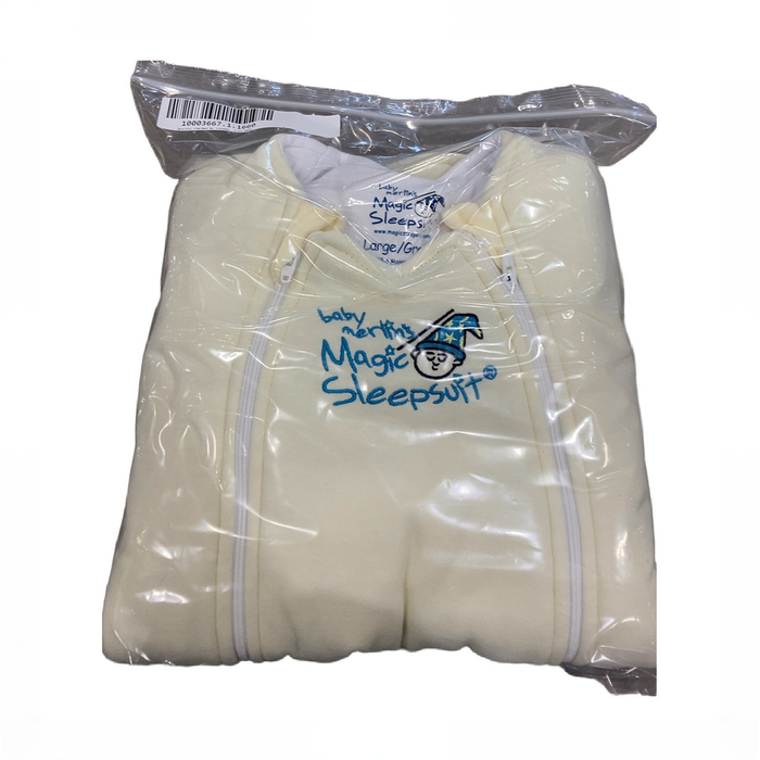Shop Baby Merlin's Magic Sleepsuit, Cotton, Cream, Large (18-21lbs) at GoodBuy Gear