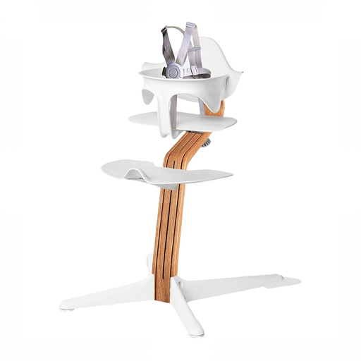 Shop Evomove Nomi Highchair, White, White Oak at GoodBuy Gear