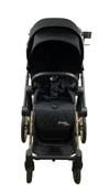 Shop Cybex E-PRIAM Electric Stroller, 2022, Gold With Black Details, Wings By Jeremy Scott, with Battery at GoodBuy Gear