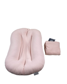 used Snuggle Me Organic Sensory Infant Lounger with Cover, Gum Drop