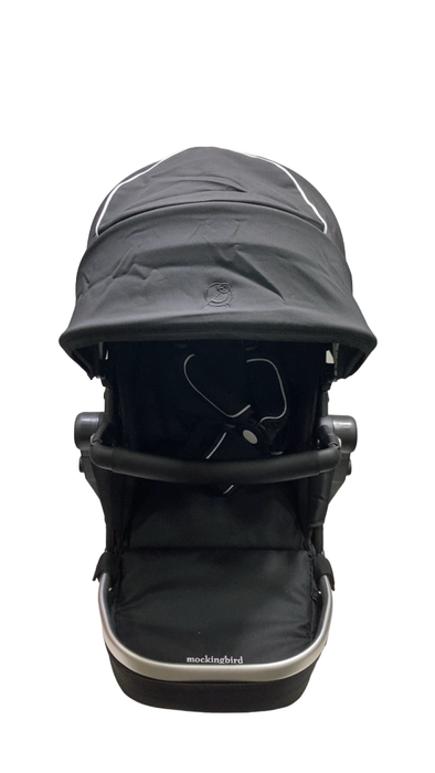 Shop Mockingbird 2nd Seat Kit 2.0, Black, Silver With Black Leather, Windowpane at GoodBuy Gear