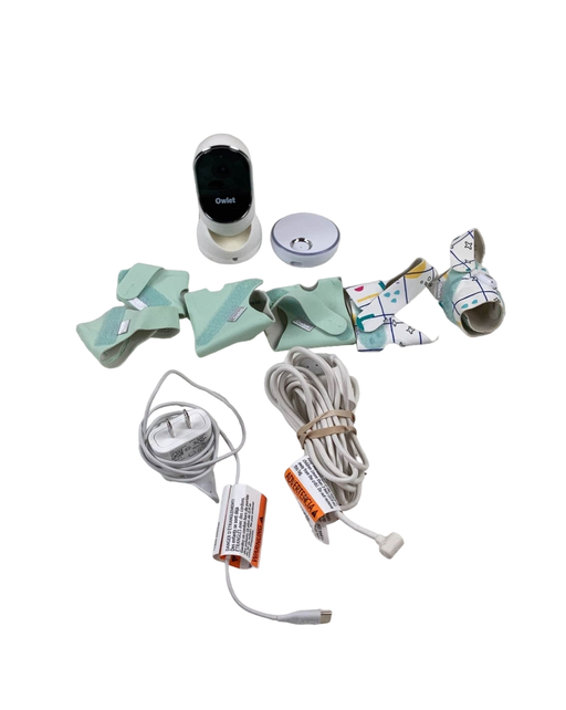 used Owlet Smart Sock 3 Monitor Duo, Mint Green