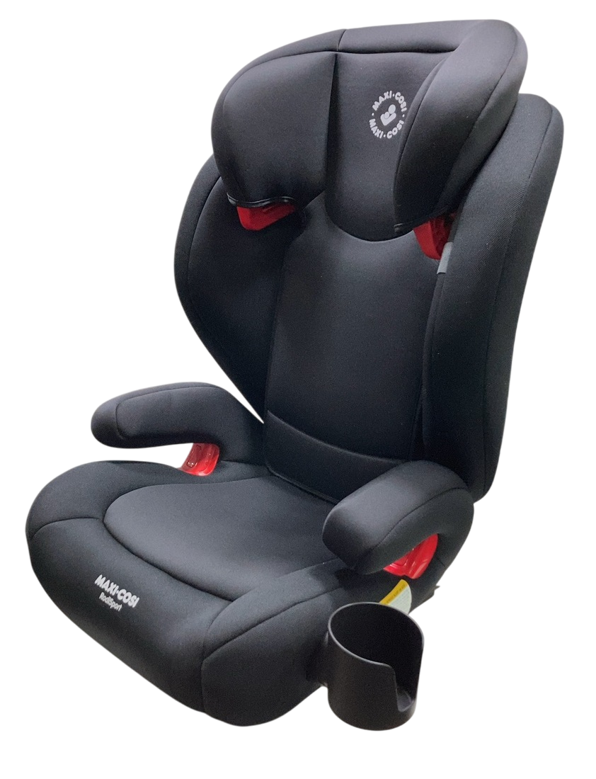 Maxi-Cosi RodiSport Booster Car Seat, Midnight Black, 2024