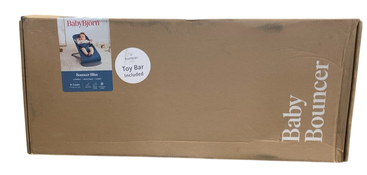 Shop BabyBjorn Bouncer Bliss Bundle With Toy Bar, Dark Gray Frame, Googly Eyes, Midnight Blue Classic Quilt at GoodBuy Gear