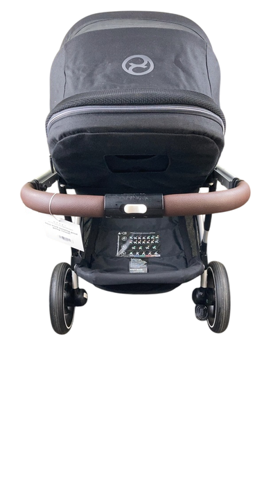 Shop Cybex Gazelle S Modular Stroller, 2024, Moon Black, Silver Frame at GoodBuy Gear