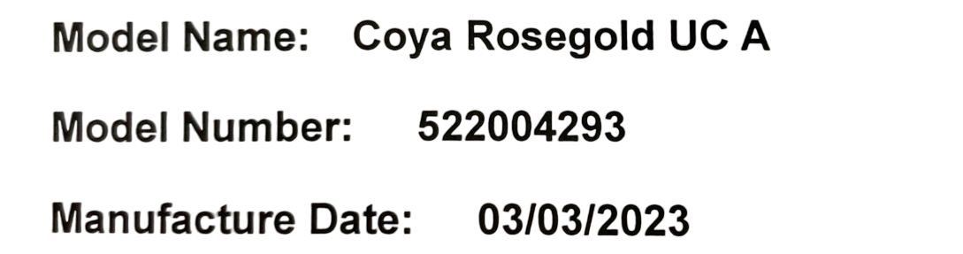 Shop Cybex Coya Stroller, 2023, Rose Gold, Sepia Black at GoodBuy Gear