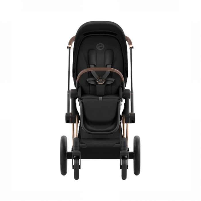 Shop Cybex Priam4 Stroller, 2025, Rose Gold, Sepia Black at GoodBuy Gear