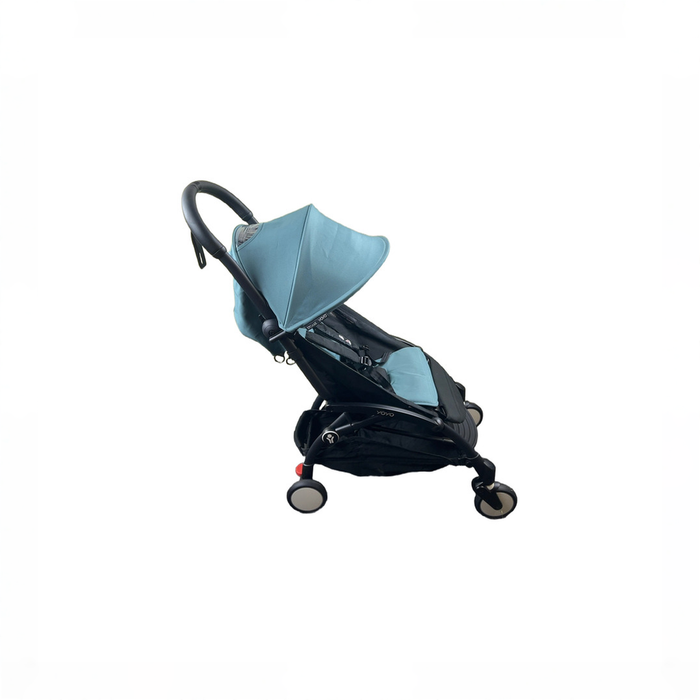 Shop Stokke YOYO3 Complete Stroller, 2024, Aqua, Black at GoodBuy Gear