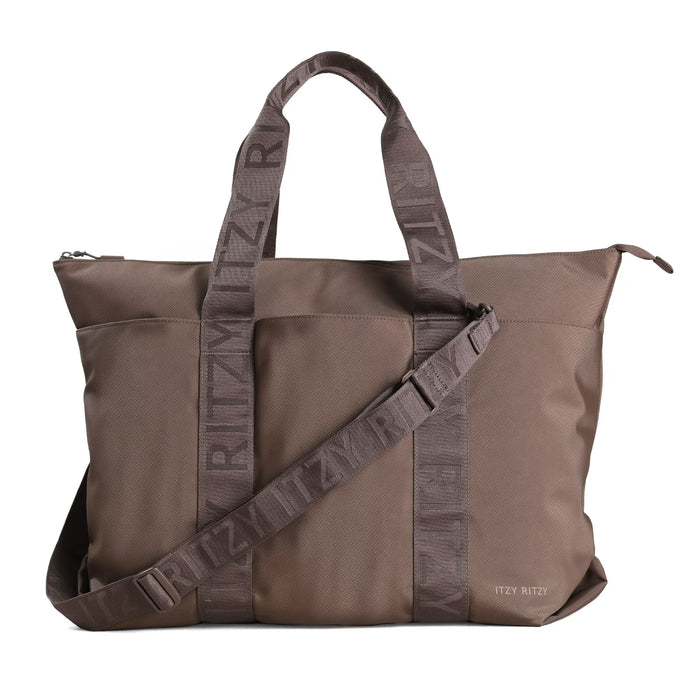 Itzy Ritzy Belong All-in-Tote Weekender Bag, Mocha