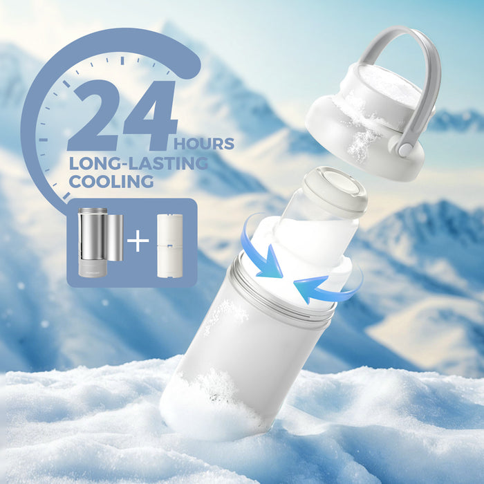 Momcozy Portable Breastmilk Cooler, White Ombre