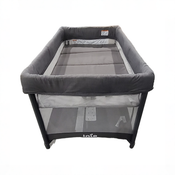 Shop Joie Sesame LX One-Hand Fold Playard with Bassinet & Folding Changer, Thunder at GoodBuy Gear