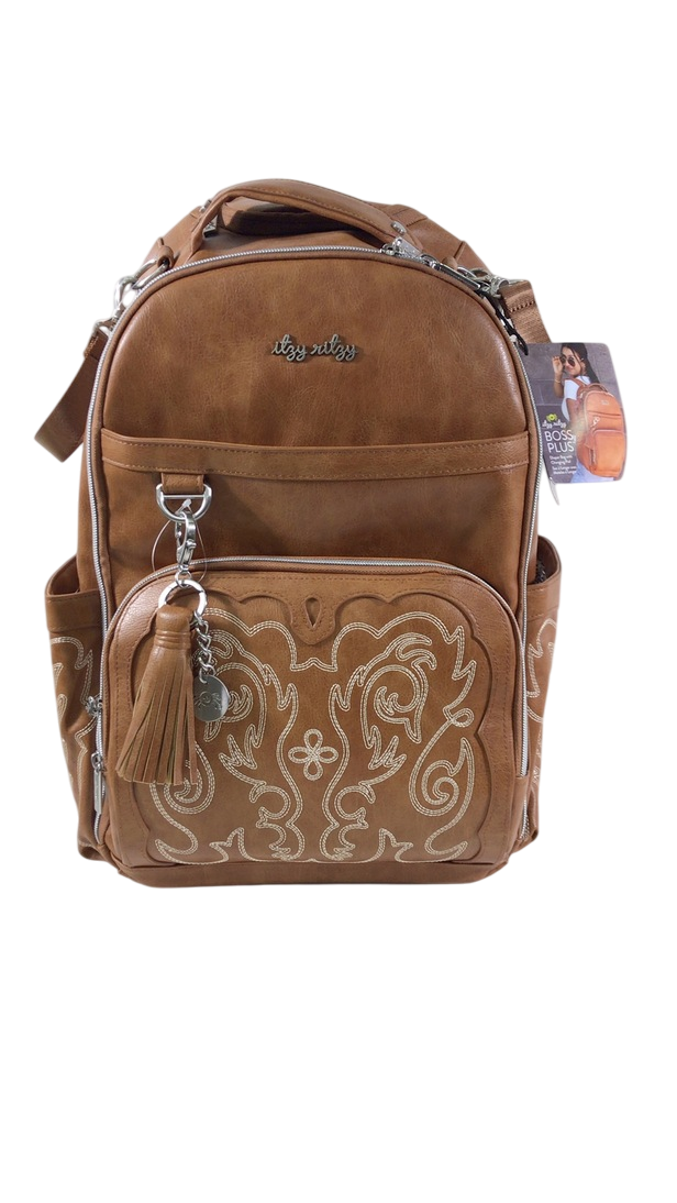Itzy Ritzy Boss Plus Backpack Diaper Bag, Saddle — GoodBuy Gear
