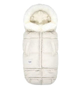 Shop 7 A.M. Enfant Blanket 212 Evolution, Tundra Heather Beige/White Faux Fur at GoodBuy Gear