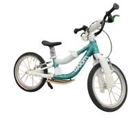 Shop Woom GO 1 Plus Balance Bike, Metalic turquoise at GoodBuy Gear
