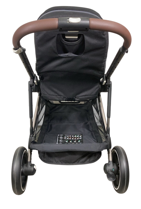 Shop Cybex Gazelle S Modular Stroller, 2023, Moon Black, Taupe Frame at GoodBuy Gear