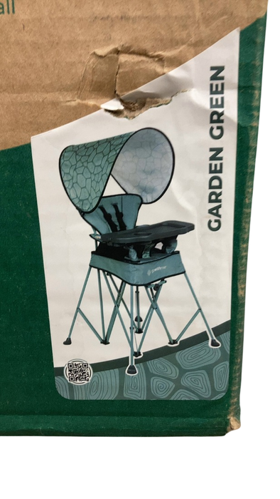 Shop Baby Delight Go With Me Uplift Deluxe Portable High Chair, Green Garden at GoodBuy Gear