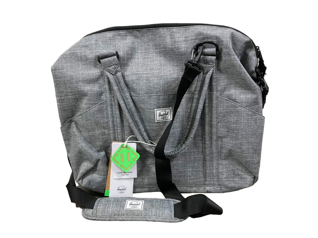herschel backpack as diaper bag Herschel Supply Co Strand Duffle Sprout Diaper Bag, Raven Crosshatch