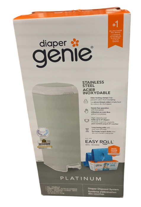 Shop Diaper Genie Platinum Pail Gift Set, Sage Green at GoodBuy Gear