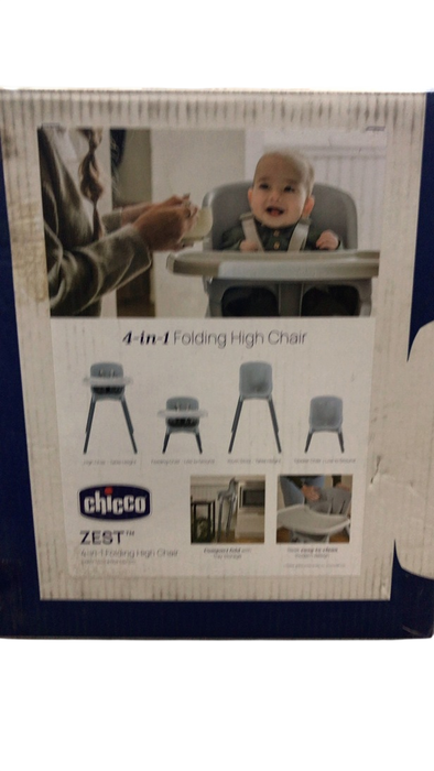 Shop Chicco Zest 4-in-1 Folding High Chair, Capri, Standard at GoodBuy Gear
