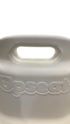 Shop Upseat Baby Floor & Booster Seat with Tray, Coconut (White) at GoodBuy Gear