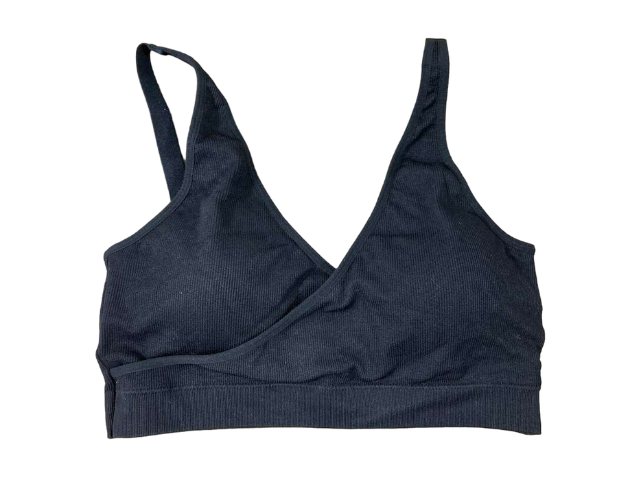 used Kindred Bravely Sublime Adjustable Crossover Nursing & Lounge Bra, XX-Large, Black