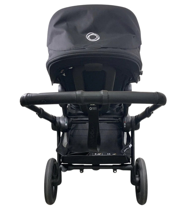 Bugaboo Kangaroo Single To Double Stroller, 2025, Black, Midnight Black, Midnight Black