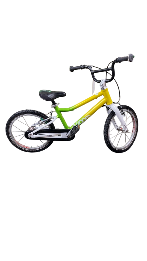 Shop Woom 3 Bike "16, Atomic Neon at GoodBuy Gear