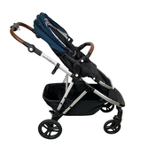Shop Mockingbird Single to Double 2.0 Stroller, 2024, Sea, Silver With Penny Leather, Watercolor Drops at GoodBuy Gear