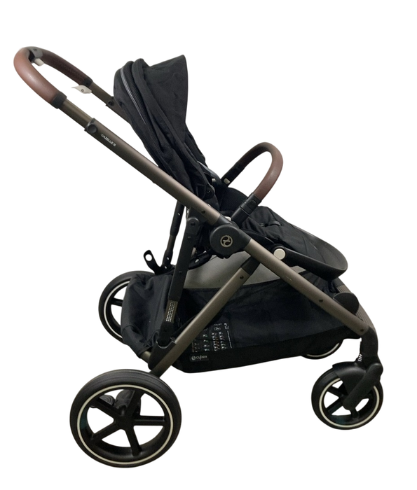 Shop Cybex Gazelle S Modular Stroller, 2024, Moon Black, Taupe Frame at GoodBuy Gear
