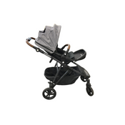 Shop Mockingbird Single to Double 3.0 Stroller, 2025, Charcoal with Penny Leather, Heather Grey at GoodBuy Gear
