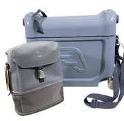 Shop Stokke JetKids BedBox + Crew Backpack Travel Bundle, Arctic Blue at GoodBuy Gear