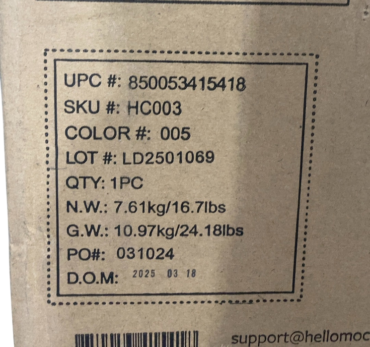 Shop Mockingbird High Chair, 2.0, Midnight Beech, White at GoodBuy Gear