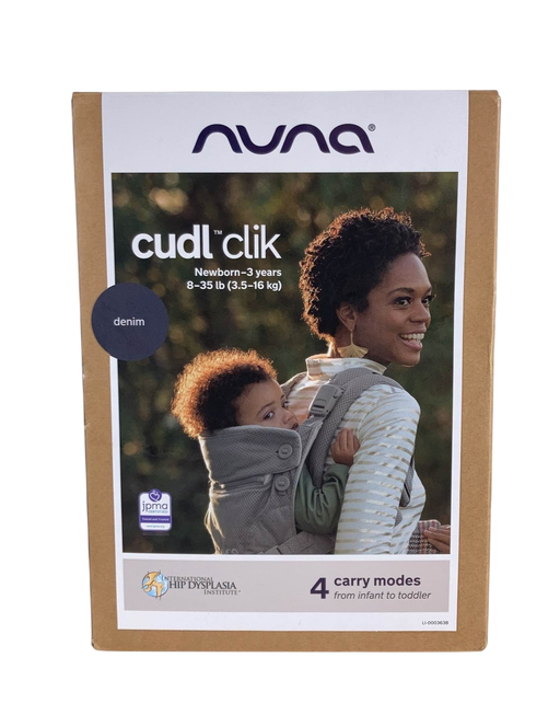 Shop Nuna Cudl Clik, denim at GoodBuy Gear