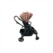 Shop Mockingbird Single to Double 3.0 Stroller, 2025, Charcoal with Penny Leather, Rose at GoodBuy Gear