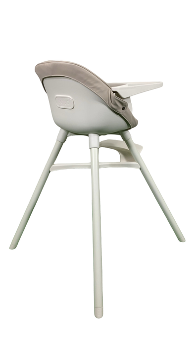 Lalo High Chair with Infant Kit, Coconut, Coconut, leather