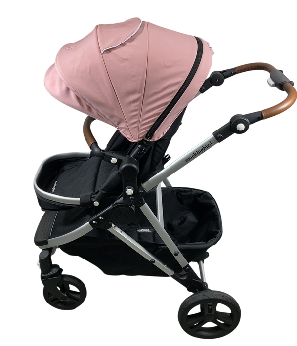 Shop Mockingbird Single 2.0 Stroller, Bloom, Watercolor Drops, Silver With Penny Leather, 2024 at GoodBuy Gear