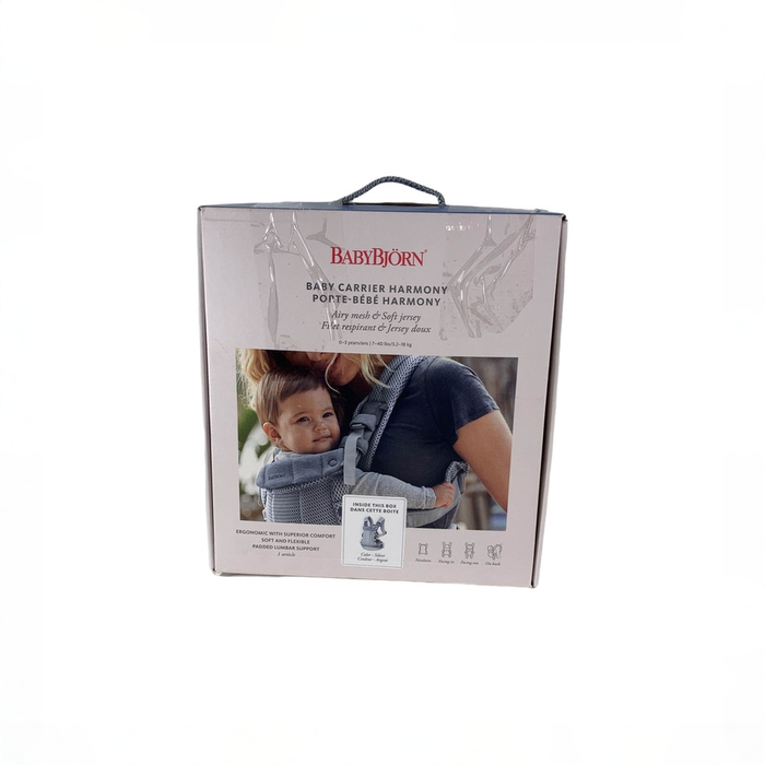 Shop BabyBjorn Baby Carrier Harmony, 3D Mesh, Silver at GoodBuy Gear
