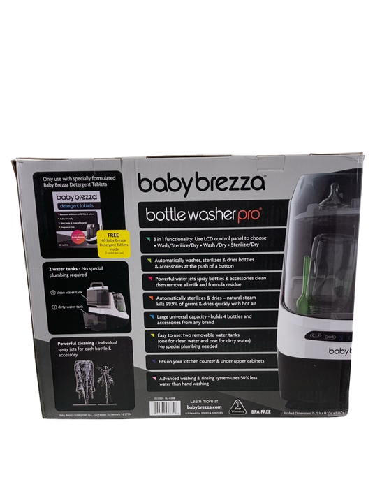 Shop Baby Brezza Bottle Washer Pro, White/Black at GoodBuy Gear