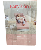 Shop BabyBjorn Bouncer Bliss, Light Pink 3D Jersey, Light Gray Frame at GoodBuy Gear
