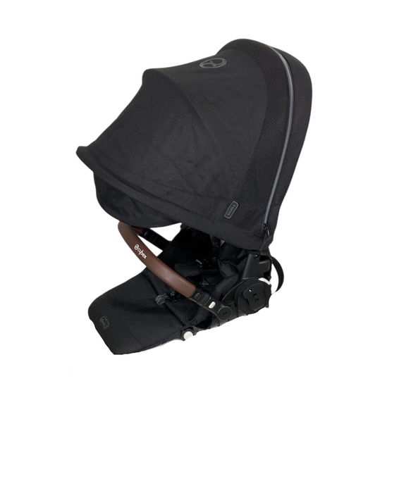 Shop Cybex Balios S Stroller Seat, Moon Black, 2024, Silver Frame at GoodBuy Gear