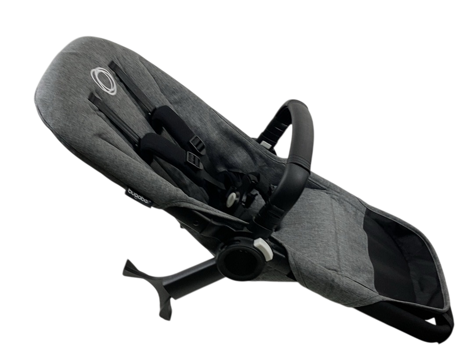 Shop Bugaboo Donkey 5 Duo Extension Set, 2023, Black, Grey Melange, without Canopy at GoodBuy Gear