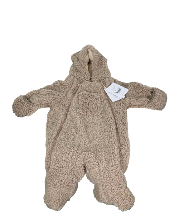 secondhand 7 A.M. Enfant Teddy Jumpsuit Bebe, 3-6m, Oatmeal