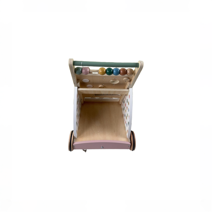 Shop Tiny Land Natural Wooden Baby Walker, Morandi at GoodBuy Gear
