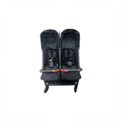 Shop DRAFT - Silver Cross Jet Double Travel Stroller, 2025, Black at GoodBuy Gear