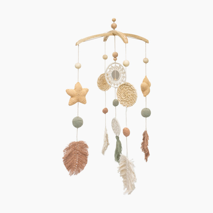 Shop Crane Baby Handcrafted Ceiling Hanging, Willow Leaf at GoodBuy Gear