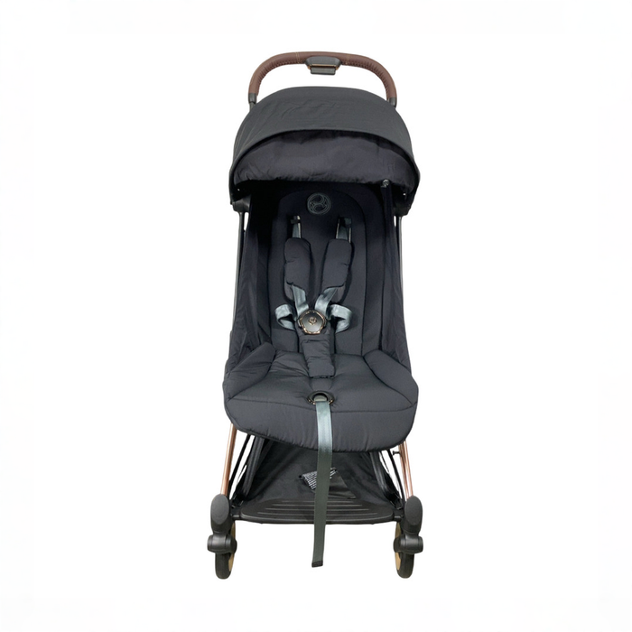 Shop Cybex Coya Stroller, 2024, Rose Gold, Sepia Black at GoodBuy Gear